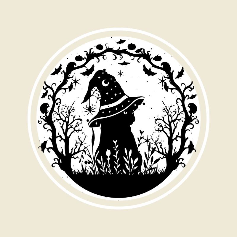 Witchcraft Cat Witching Hour