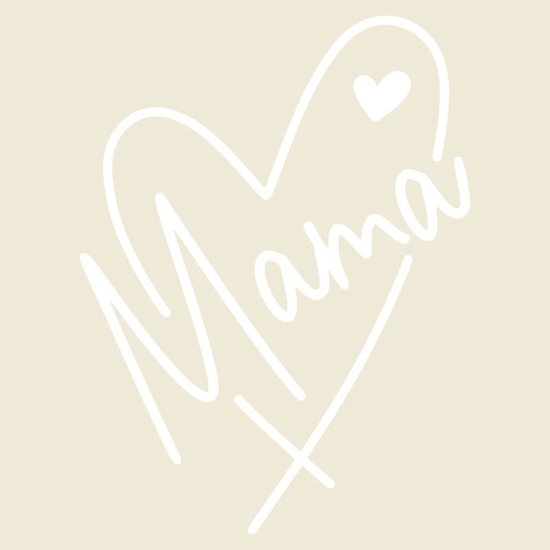 Mama Herz Mutter Kind Liebe Muttertag Geschenk