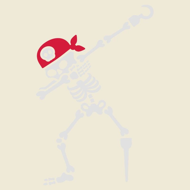 Dab / dabbing skeleton pirate