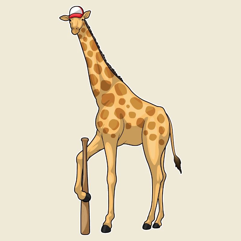Batte de baseball girafe