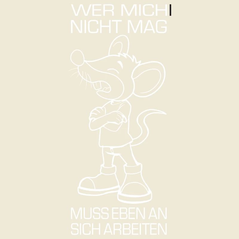 Mouse with work ethic funny saying