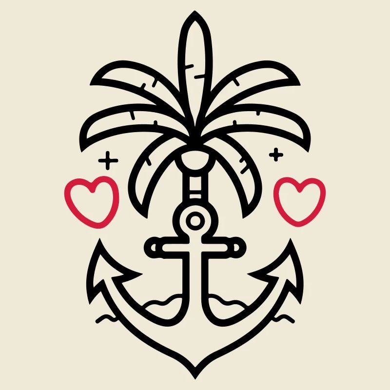 Anker Liebe Insel