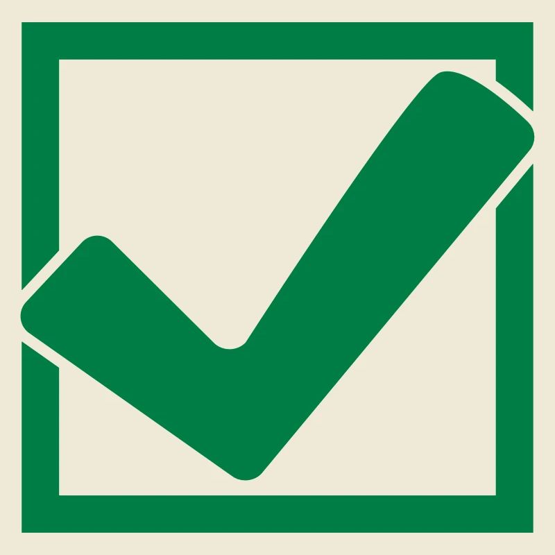 Rectangular hook logo