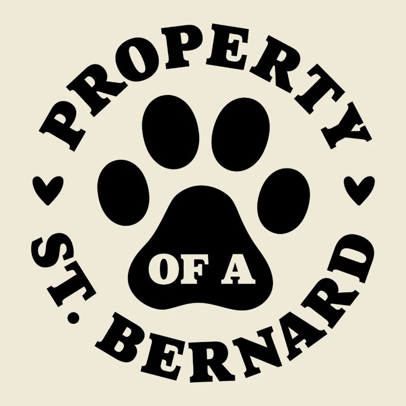 Eigentum eines Bernhardiners