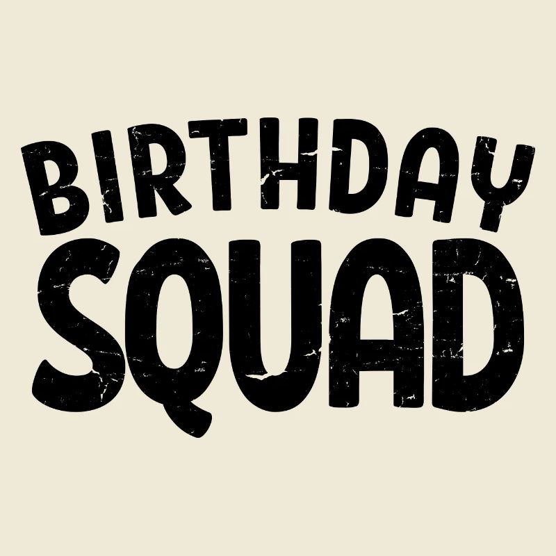 Birthday Squad Matching Gruppe Geburtstagsfeier Geschenk