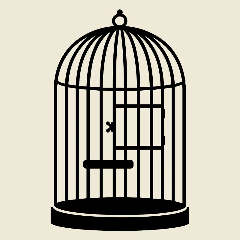 Leerer Käfig / empty cage (, 1c)