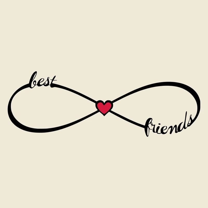 best friends forever BFF beste Freunde Infinity 8