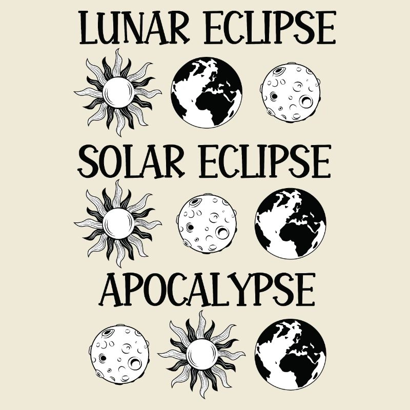 Éclipse lunaire Éclipse solaire Apocalypse