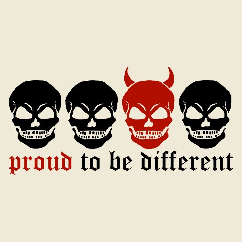 DIFFERENT SKULL - 2C