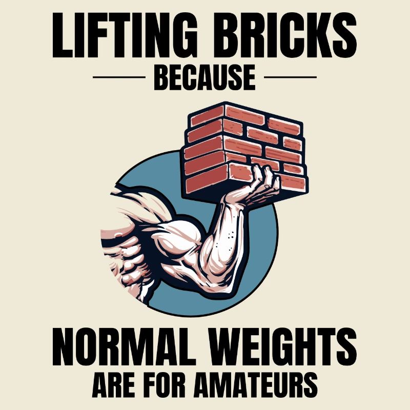 Bricklifting Humor: Beyond Ordinary Weights Bricks