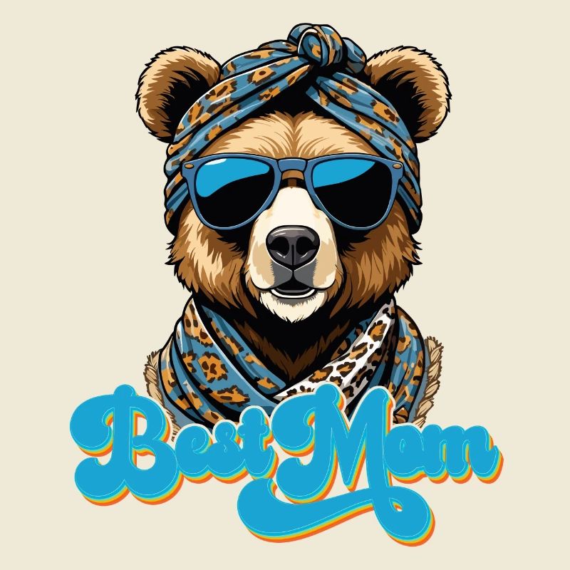 Beste Mama Lustiger Mama Bär Mutter Bärin Design