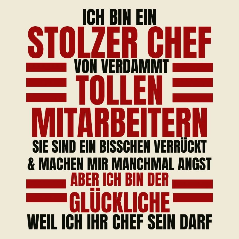 Ich Bin Ein Stolzer Chef Geburtstag Geschenk