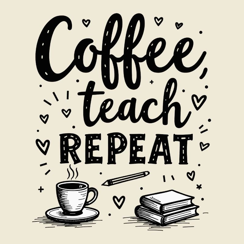 CoffeeTeach Repeat – Lehrer Erzieher Bildung