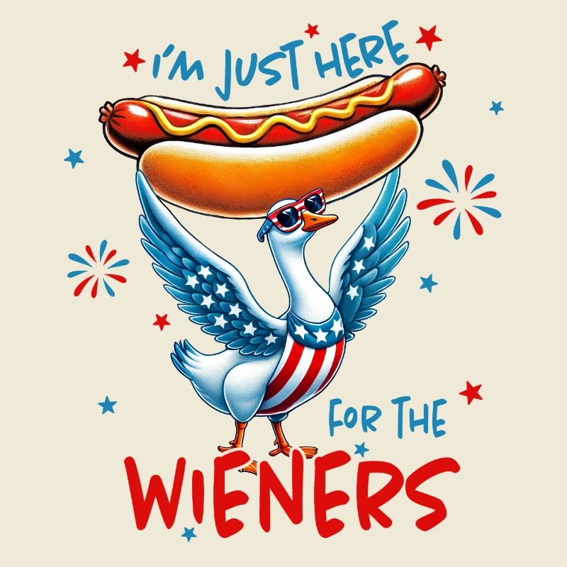 Ich bin nur wegen der Würstchen hier