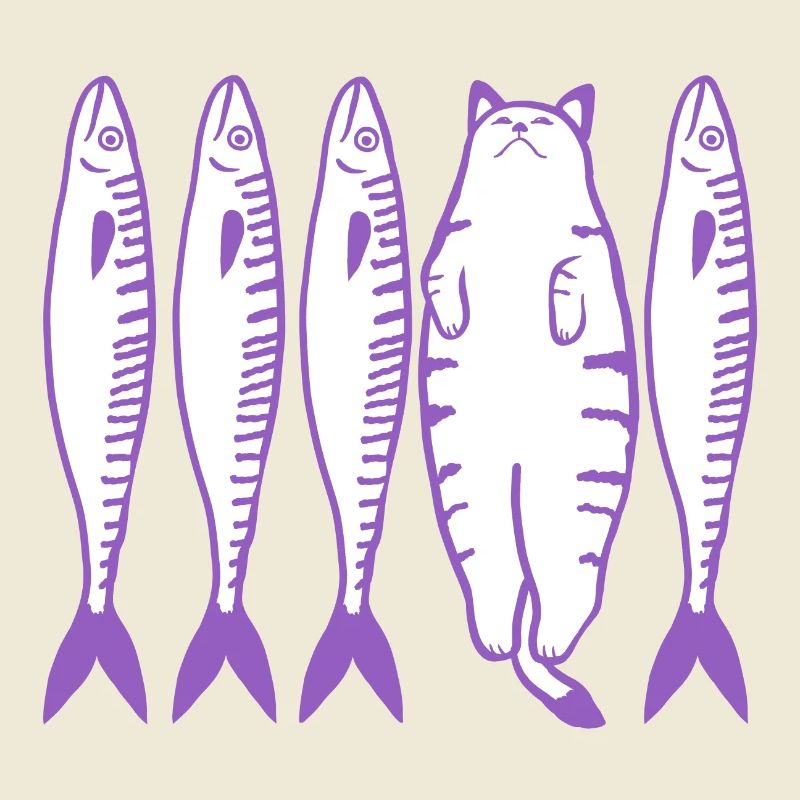 Le chat violet
