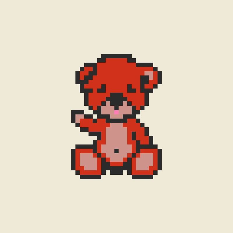 Pixelbär Pfeffer