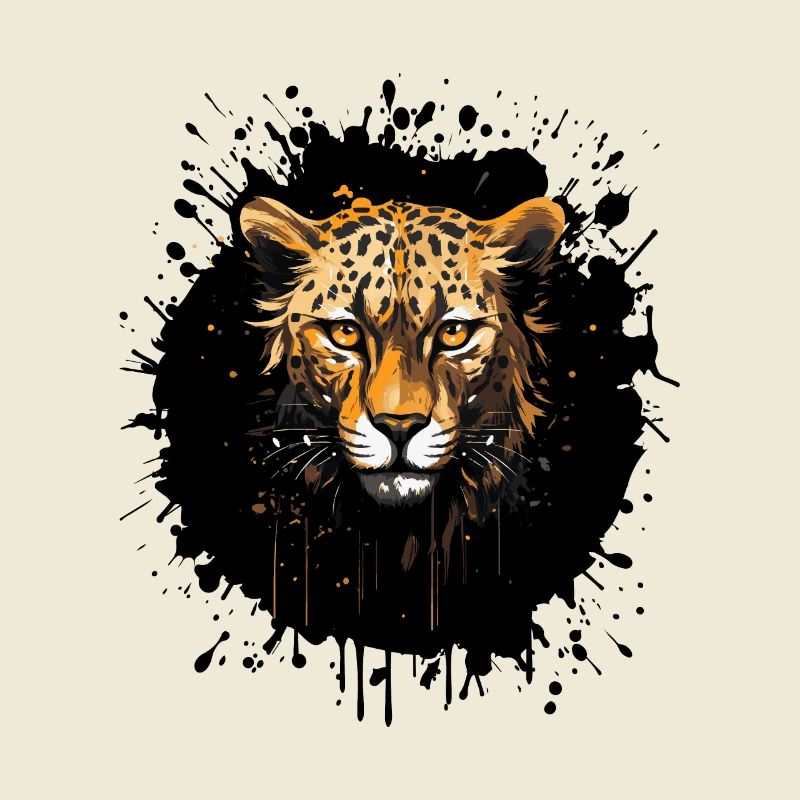 Portrait de guépard