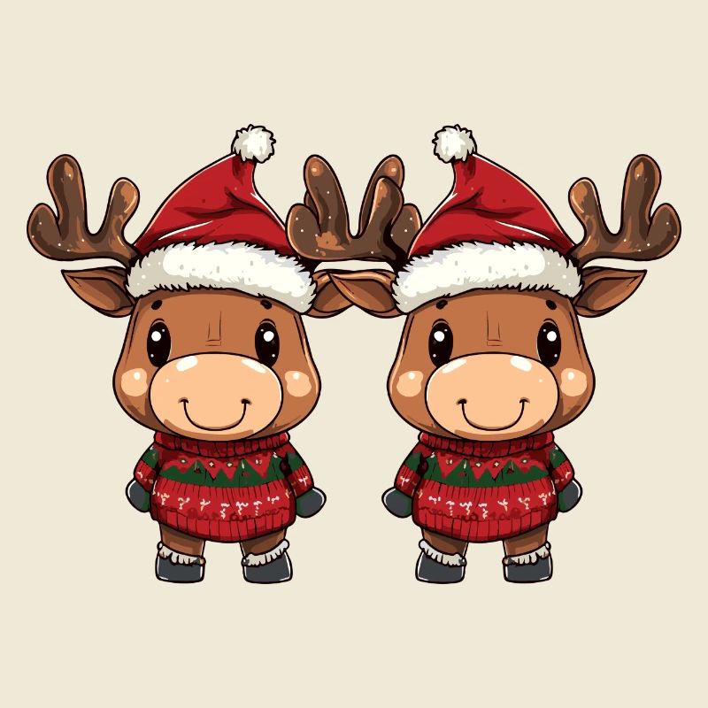 Équipe de Noël de l’orignal