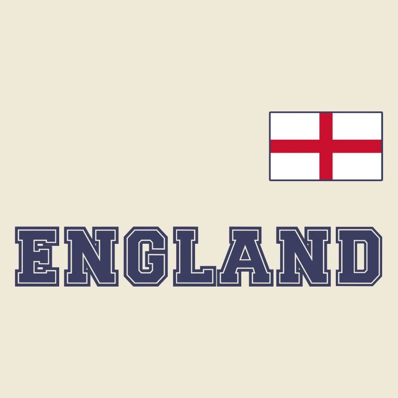 Look maillot ANGLETERRE avec drapeau drapeau sur la poitrine