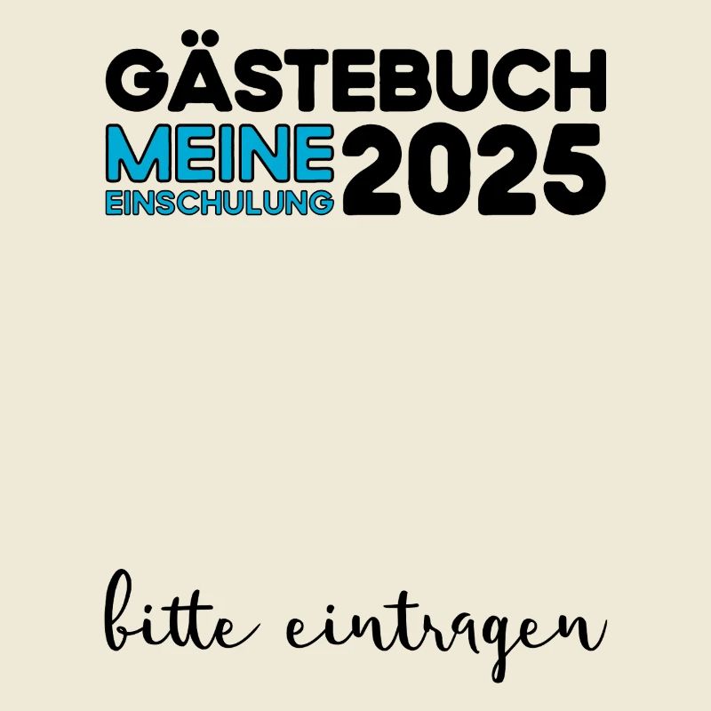 Gästebuch Einschulung 2025 Junge Mädchen Schulkind