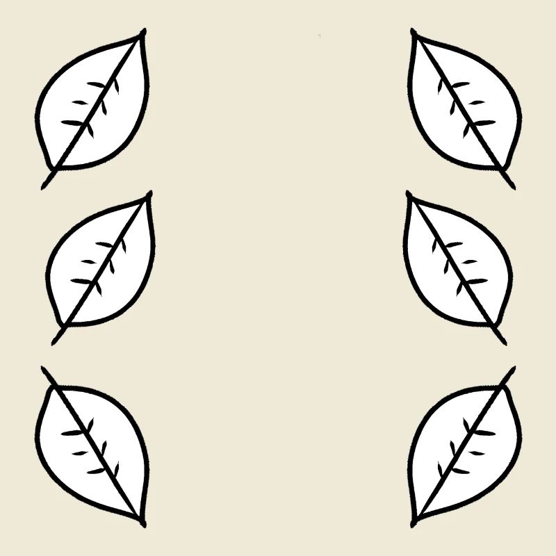 Pattern Leaf Leaves Frame Nature