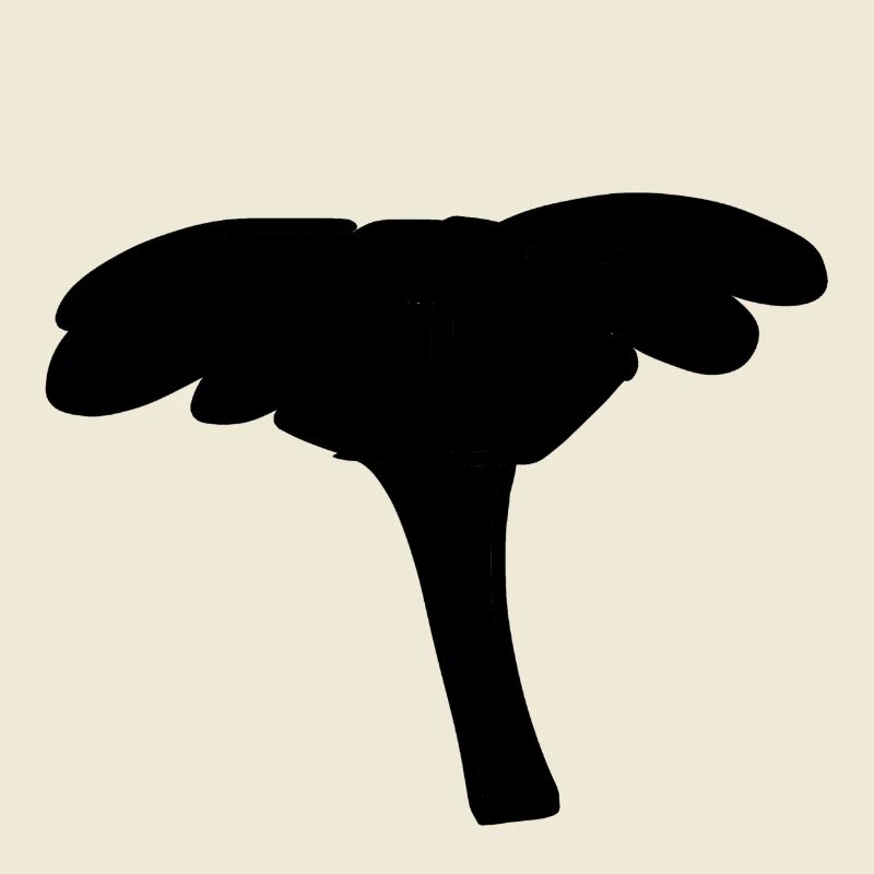 Symbole de fleur forme de plante