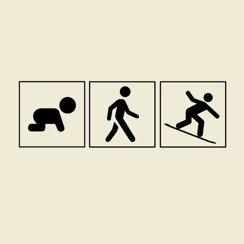 Snowboarder Evolution Snow Boarder Gift