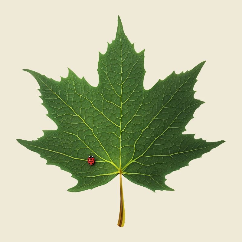 MAPLE LEAF - LADYBUG