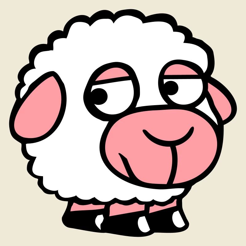 Mouton Triste Timide Introverti Malheureux