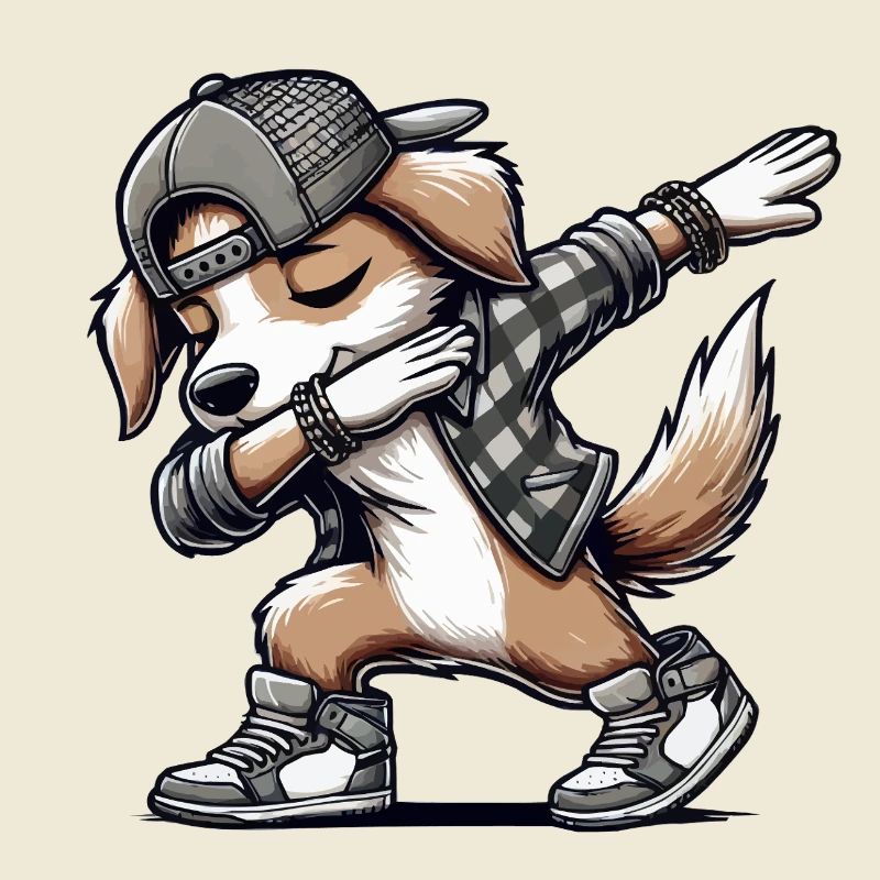 Dog Dabbing Comic