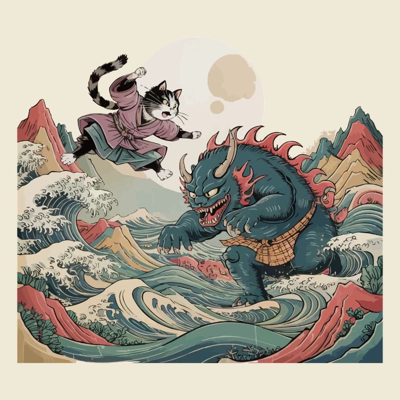 Samurai-Katze