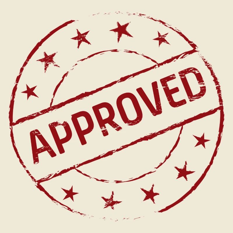 Approved Symbol Geschenk Geschenkidee
