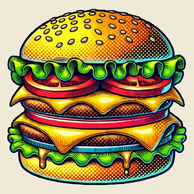 burger cheeseburger