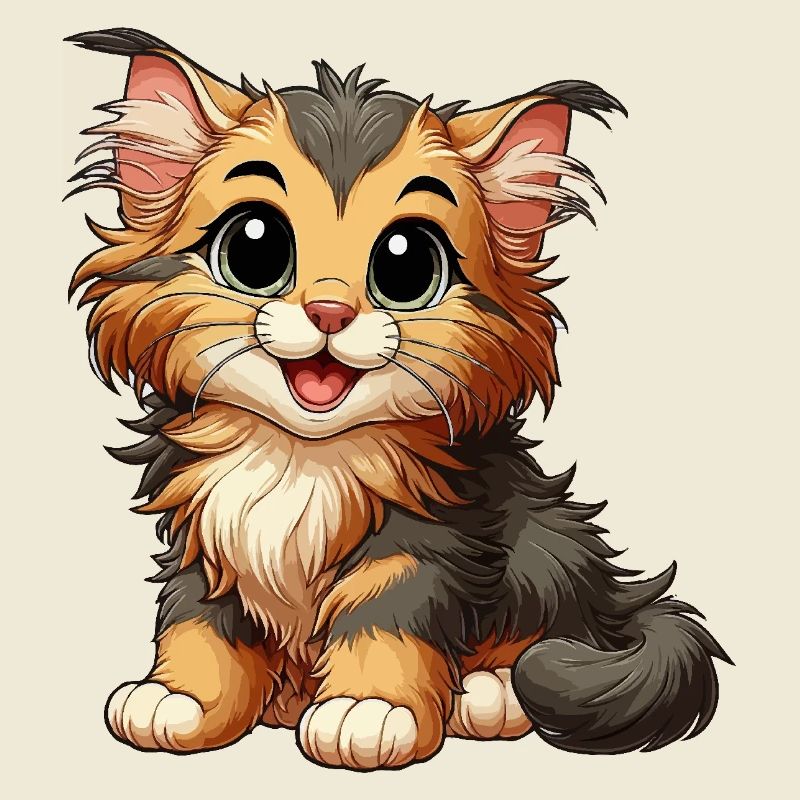 Bébé chat Main Coon