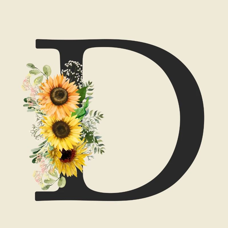 D Monogramma Girasoli