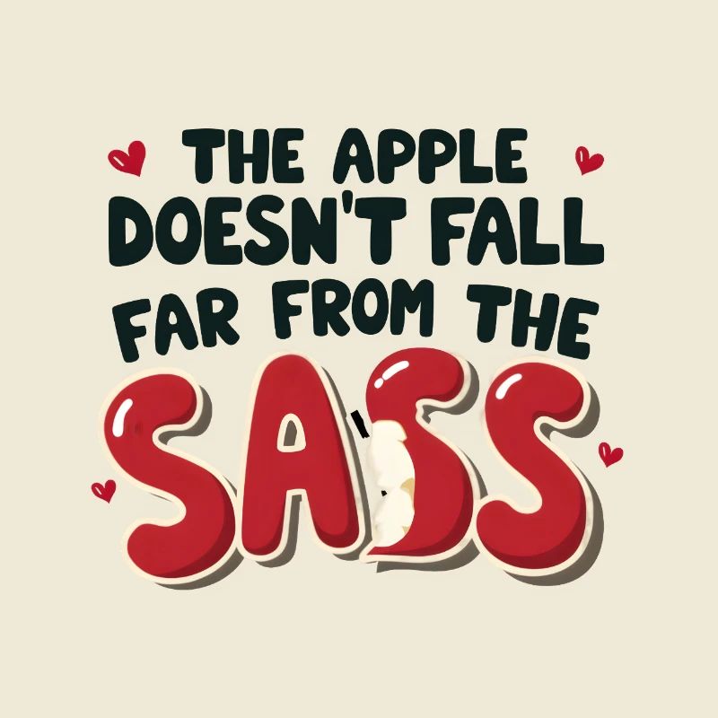 The Apple Doesn’t Fall Far from the Sass