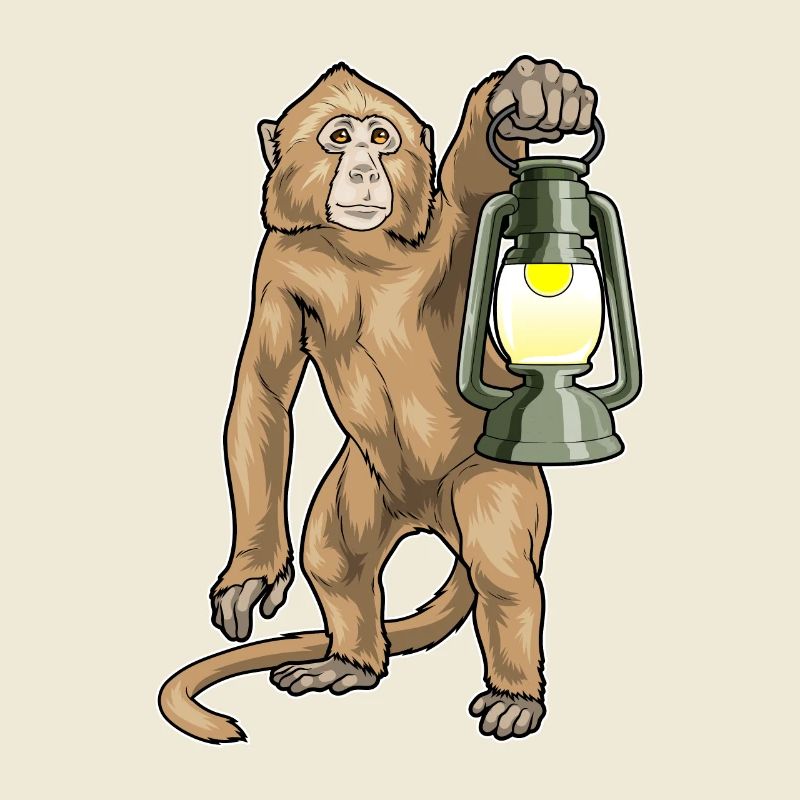 Lanterne Singe