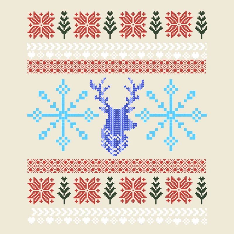 Pixel Christmas Pattern
