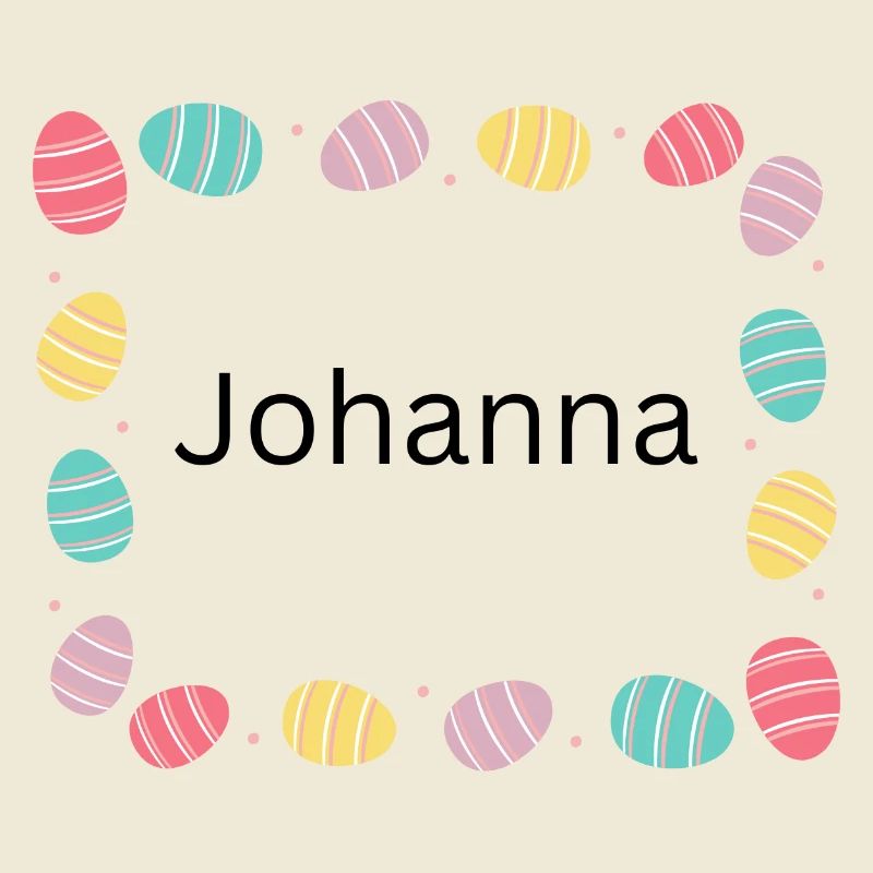 Pastel Egg Frame Pattern Johanna
