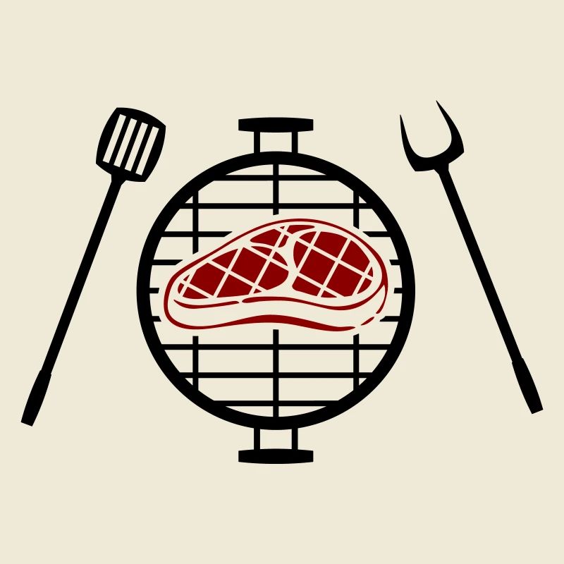 Red steak pattern print