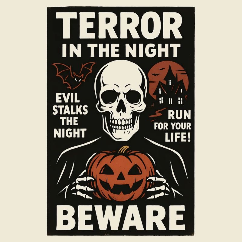 Night Horror Halloween Design