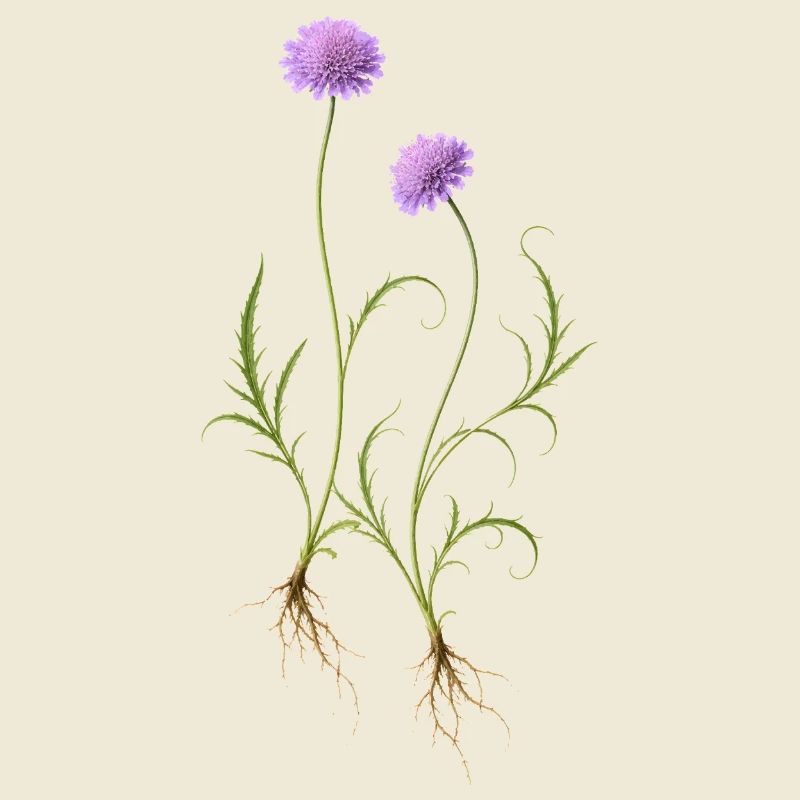 Illustration de la nature des fleurs de prairie