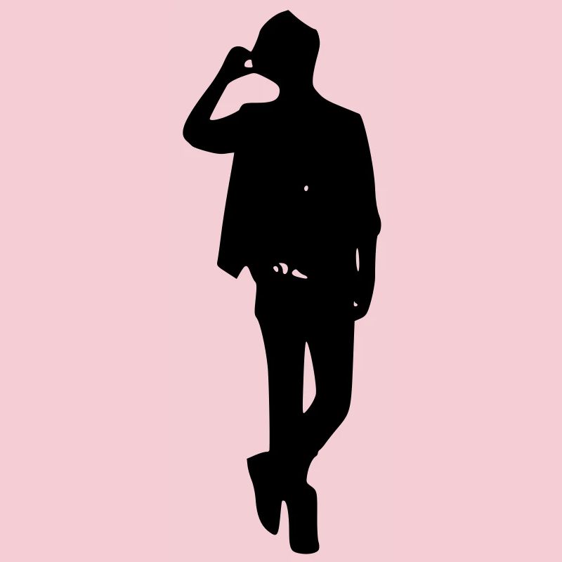 Junge Modell Silhouette