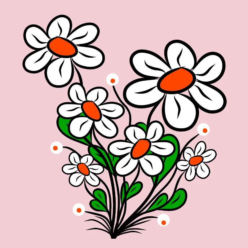 Gänseblümchen Margeriten Blumenranke Blüte blumig