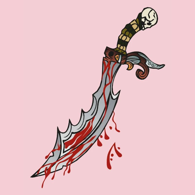 Dolchmesser Dolch Blut Desisn 904 W