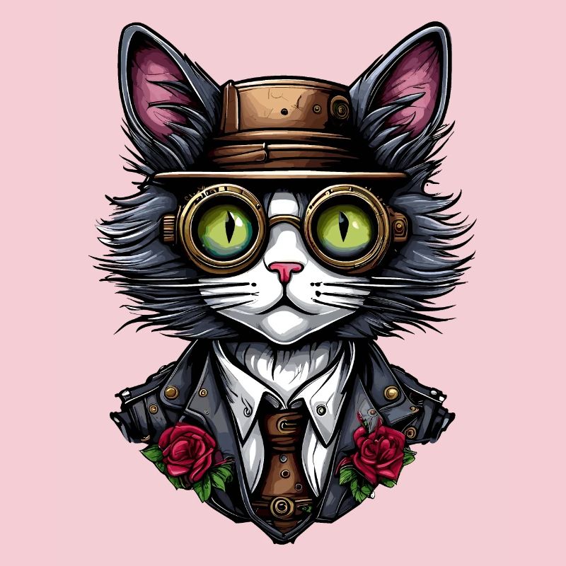 Steampunk Katze