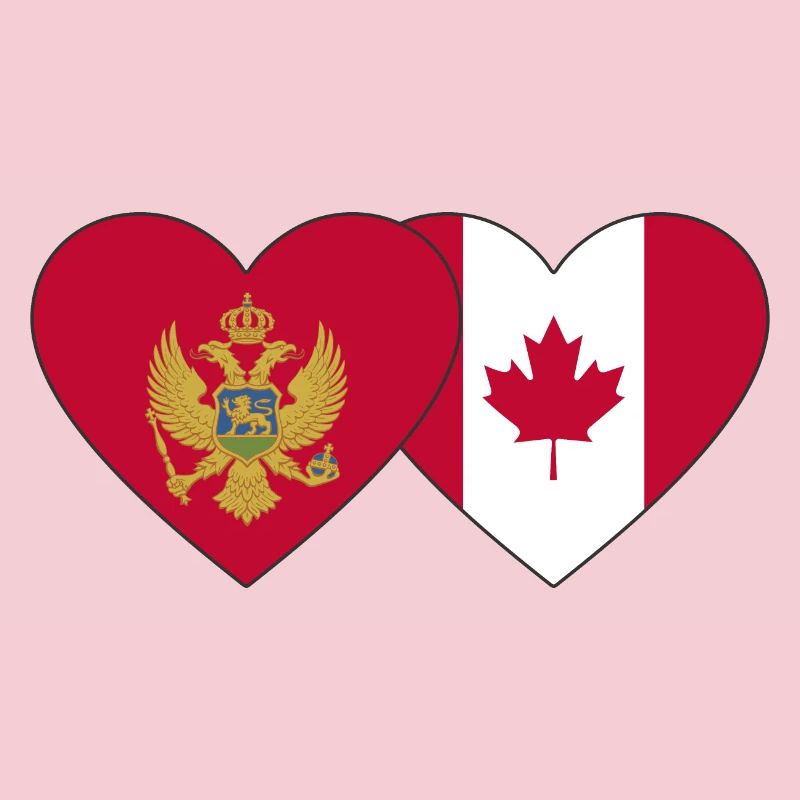 Monténégro Drapeau du Canada