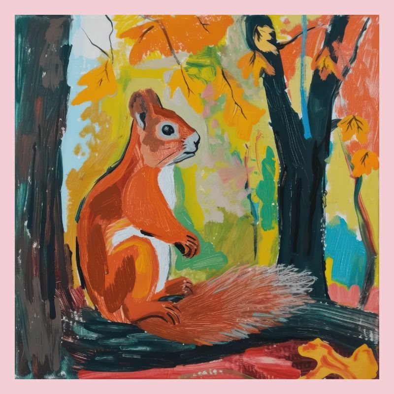 eichhörnchen, bunt, tier, geschenk, geschenkidee