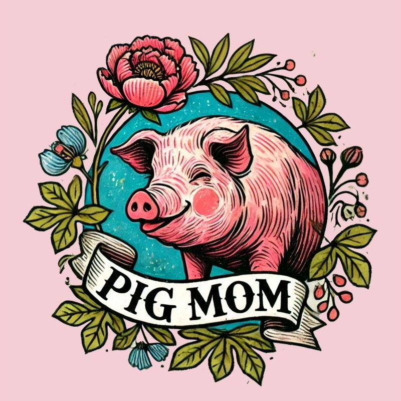 Maman cochon ventru