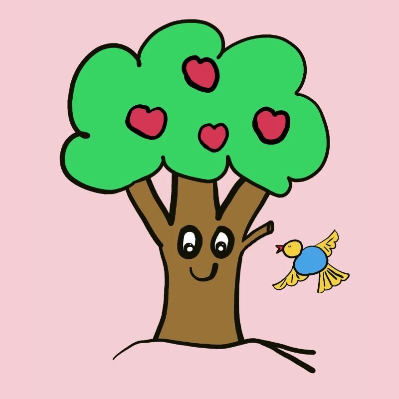 Apple Tree Tree Nature Bird